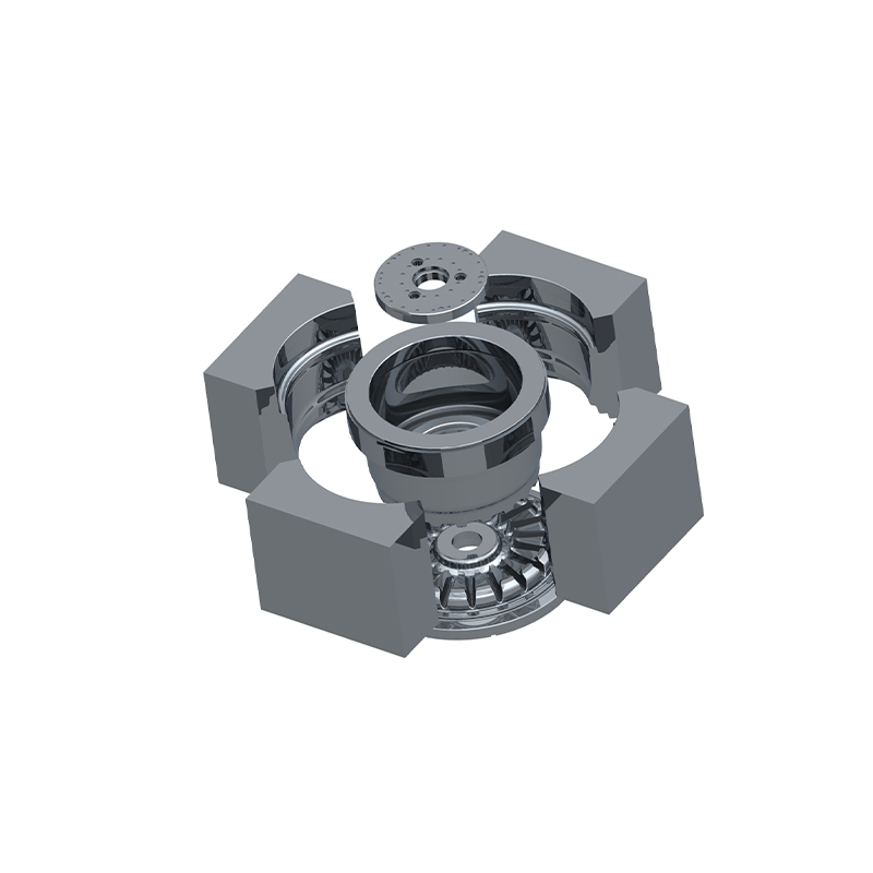 Cetakan Tekanan Rendah Berpendingin Air Tipe Titik Hub Roda